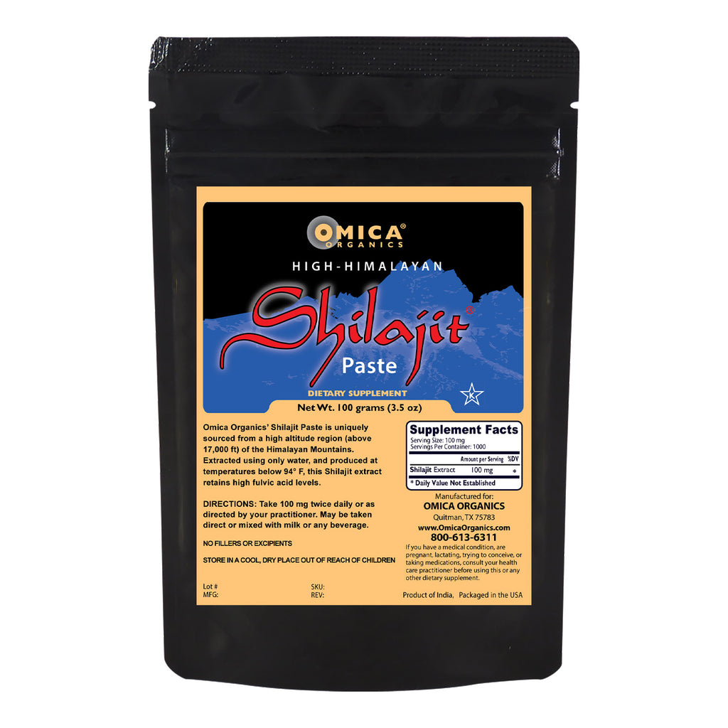 High Himalayan Shilajit Powder and Paste - Omica Organics