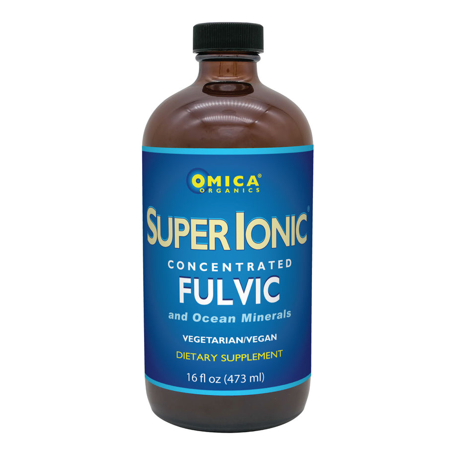 Super Ionic Fulvic Minerals 16oz - 70+ Trace Minerals | Omica Organics
