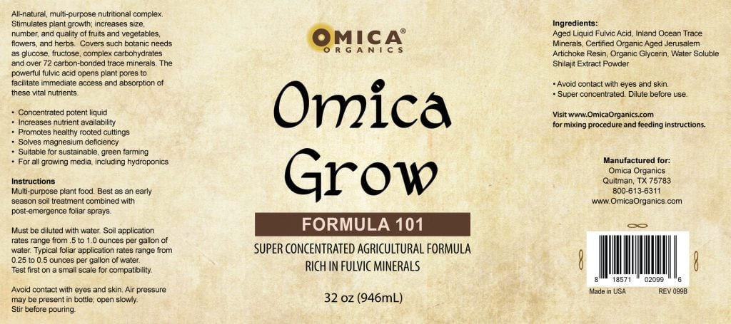 OmicaGrowFormula101 32oz 099B lbl