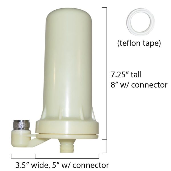 ShowerFilter Dimensions